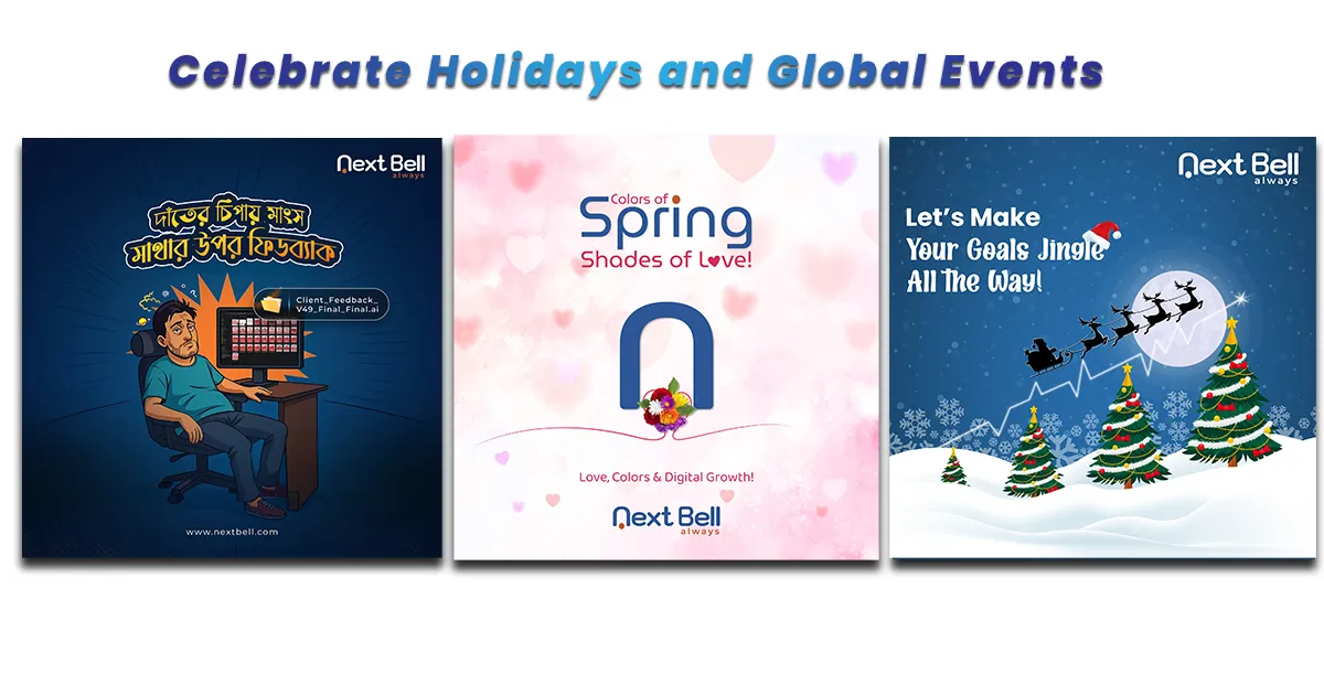 Celebrate Holidays and Global Events | Social Media Marketing Services