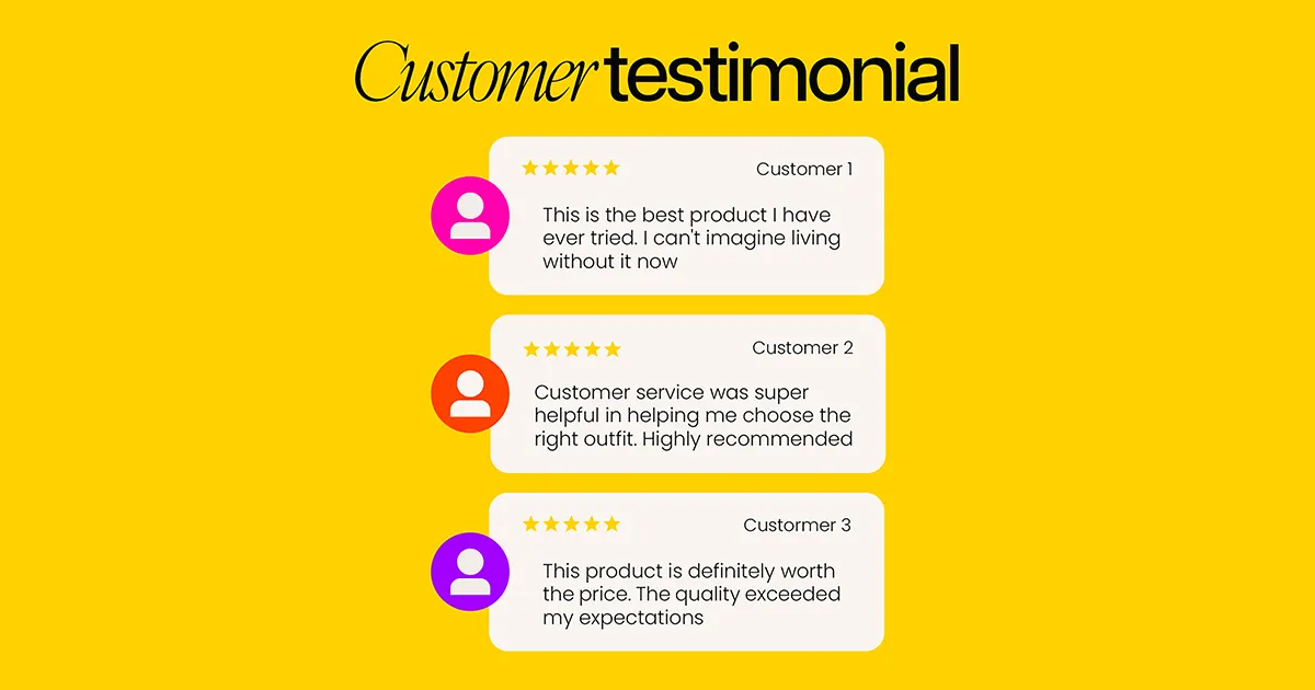 Highlight Customer Testimonials | Social Media Marketing Services